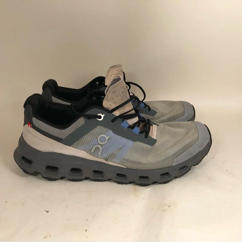 On Cloudvista Women’s Running Shoes Alloy Gray/Black Lace Up Athletic Sz 8.5